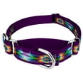 thumbnail image 1 of Country Brook Petz® Tie Dye Flowers Signature Martingale Dog Collar - Each collar you buy, a collar is donated to a shelter, Large, 1 of 7