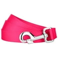 thumbnail image 1 of Country Brook Petz - Vibrant 15 Color Selection - Heavyduty Doublehandle Nylon Leash (4 Foot, 1 Inch Wide, Hot Pink), 1 of 5