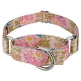 thumbnail image 1 of Country Brook Petz® Watercolor Peonies Martingale Dog Collar, 2XS, 1 of 5