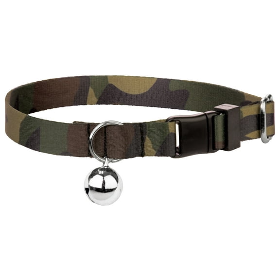 Country Brook Petz Woodland Camo Featherweight Cat Collar