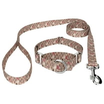 Country Brook Petz® Woodland Christmas Martingale Dog Collar and Leash, 2XS