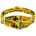 thumbnail image 1 of Country Brook Petz® Yellow Loveable Rescue Martingale Dog Collar, Medium, 1 of 5