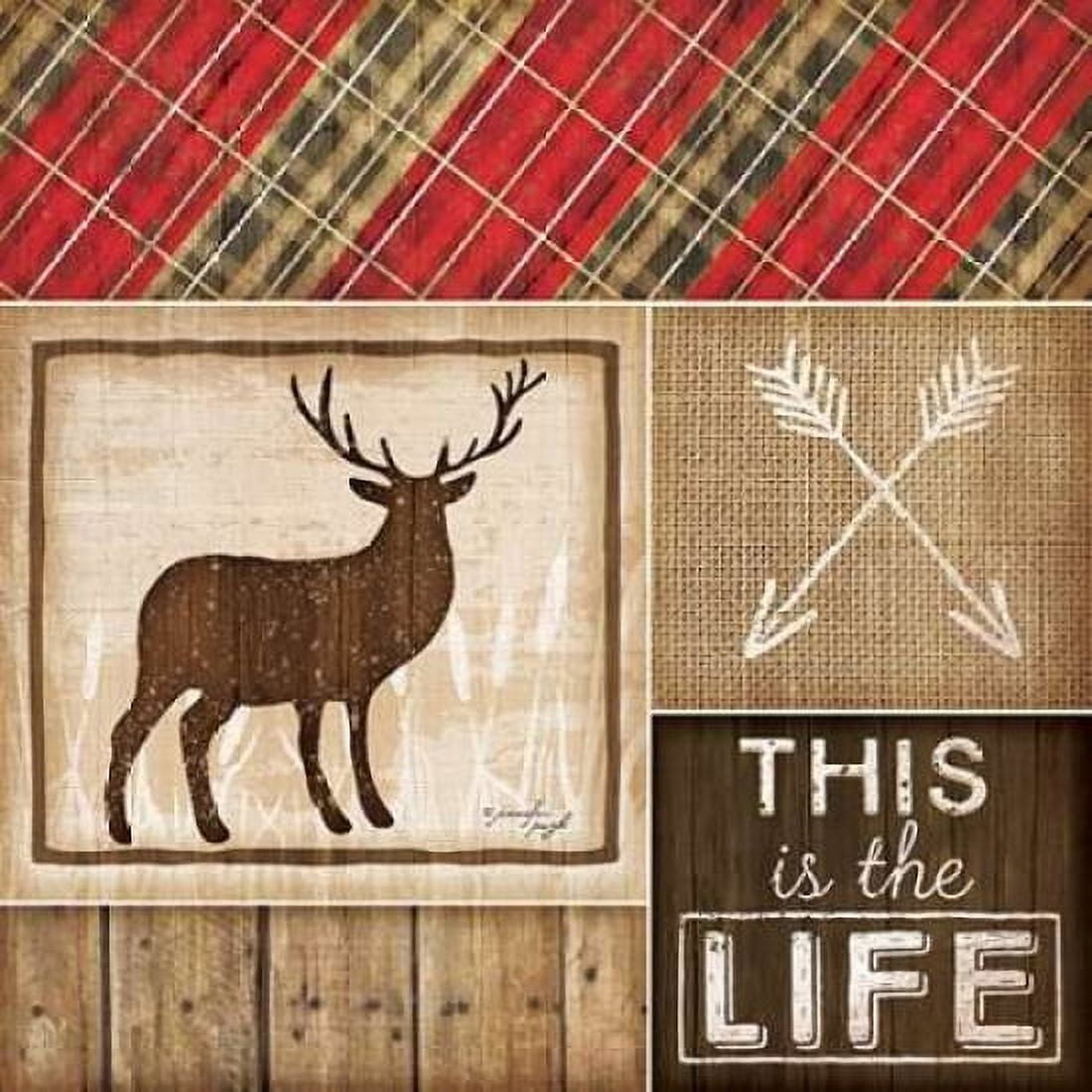 Country Cabin IV Canvas Art - Jennifer Pugh (24 x 24)