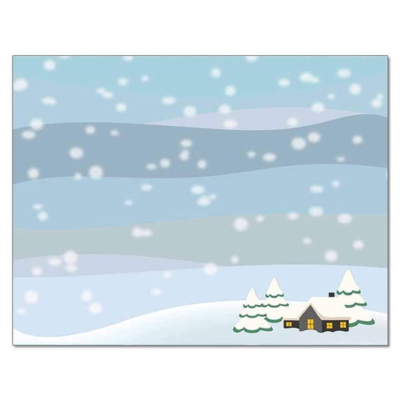 Country Cabin Printable Post Cards - 48 Pack (opcx66)