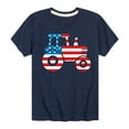 thumbnail image 1 of Country Casuals - Americana Tractor - Toddler And Youth Short Sleeve T-Shirt, 1 of 5