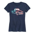 thumbnail image 1 of Country Casuals - Americana Truck - Women's Short Sleeve Graphic T-Shirt, 1 of 5