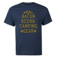 thumbnail image 1 of Country Casuals - Bacon Beer And Camping Gear - Men's Short Sleeve Graphic T-Shirt, 1 of 5