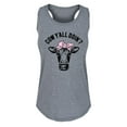thumbnail image 1 of Country Casuals - Cow Yall Doin' - Women's Racerback Tank, 1 of 5