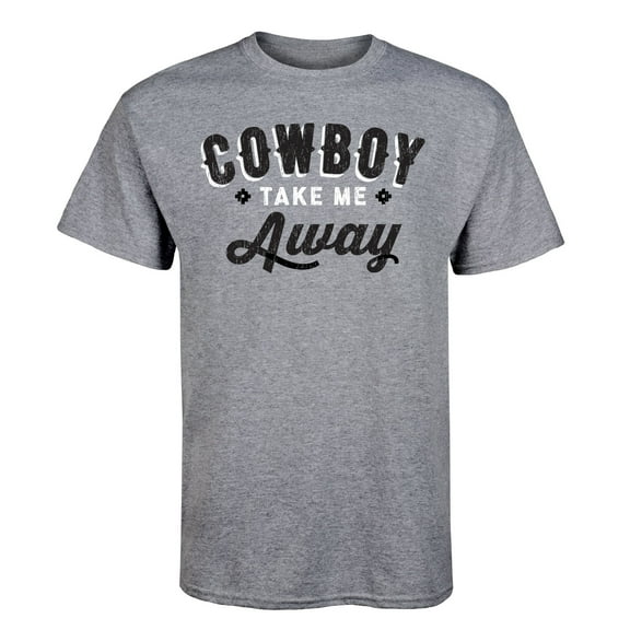 Country Casuals - Cowboy Take Me Away - Men's Short Sleeve Graphic T-Shirt