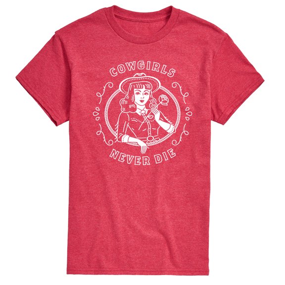 Country Casuals - Cowgirls Never Die - Men's Short Sleeve T-Shirt
