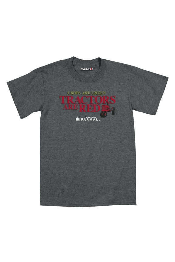- Crops Are Green Tractors Are Red - Men's Short Sleeve Graphic T-Shirt