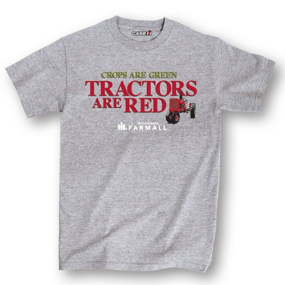 Country Casuals - Crops Are Green Tractors Are Red - Men's Short Sleeve Graphic T-Shirt