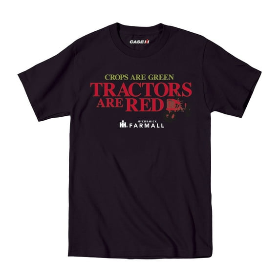 Country Casuals - Crops Are Green Tractors Are Red - Men's Short Sleeve Graphic T-Shirt