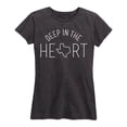 thumbnail image 1 of Country Casuals - Deep In The Heart Of Texas - Women's Short Sleeve Graphic T-Shirt, 1 of 5
