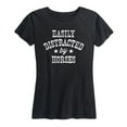 thumbnail image 1 of Country Casuals - Easily Distracted By Horses - Women's Short Sleeve Graphic T-Shirt, 1 of 5