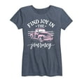 thumbnail image 1 of Country Casuals - Find Joy In The Journey Truck - Women's Short Sleeve Graphic T-Shirt, 1 of 5