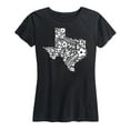 thumbnail image 1 of Country Casuals - Floral Texas Fill - Women's Short Sleeve Graphic T-Shirt, 1 of 5