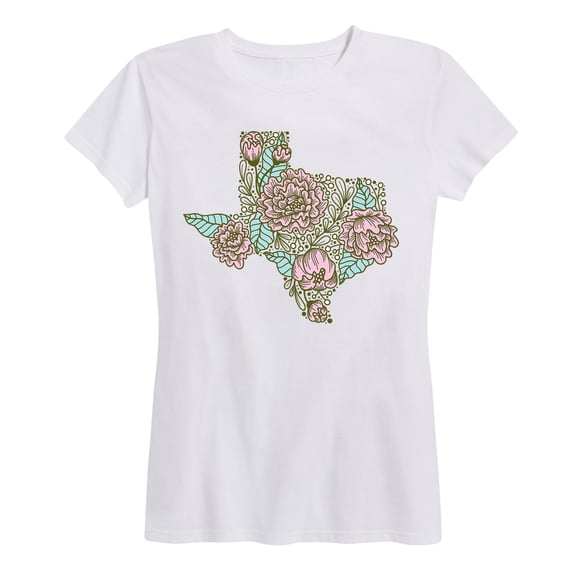 Country Casuals - Floral Texas - Women's Short Sleeve Graphic T-Shirt