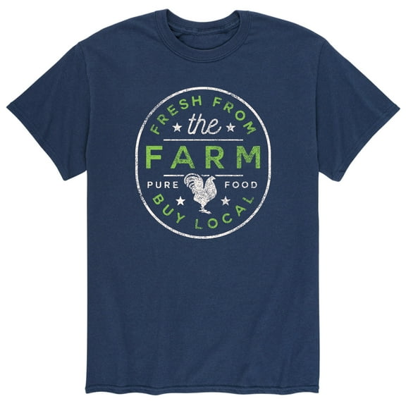 Instant Message - Fresh From the Farm Buy Local - Men's Short Sleeve Graphic T-shirt