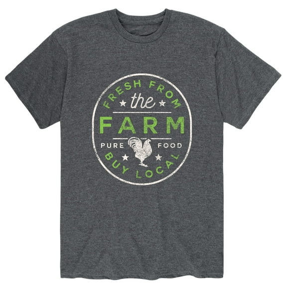 Instant Message - Fresh From the Farm Buy Local - Men's Short Sleeve Graphic T-shirt