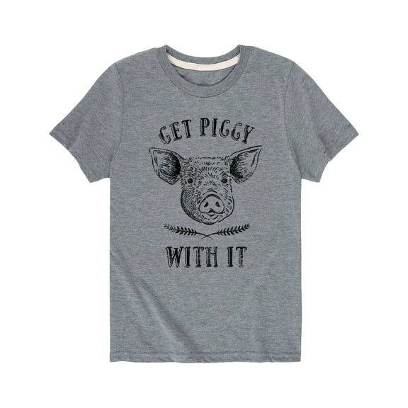 Country Casuals - Get Piggy With It - Toddler Short Sleeve Graphic T-Shirt