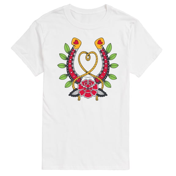 Country Casuals - Goth Western Horseshoe - Men's Short Sleeve T-Shirt