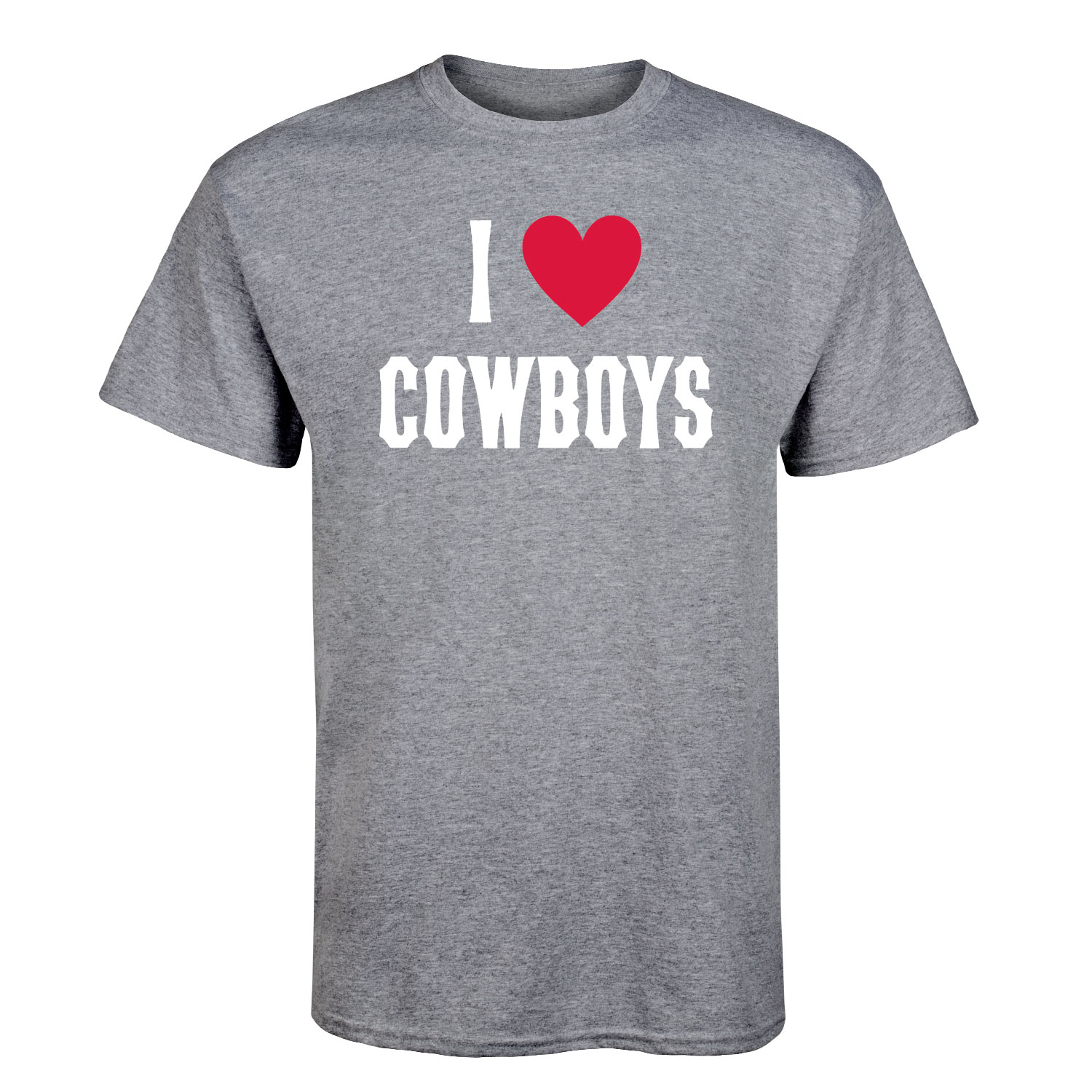 Country Casuals - I Heart Cowboys - Men's Short Sleeve Graphic T-Shirt - image 1 of 2