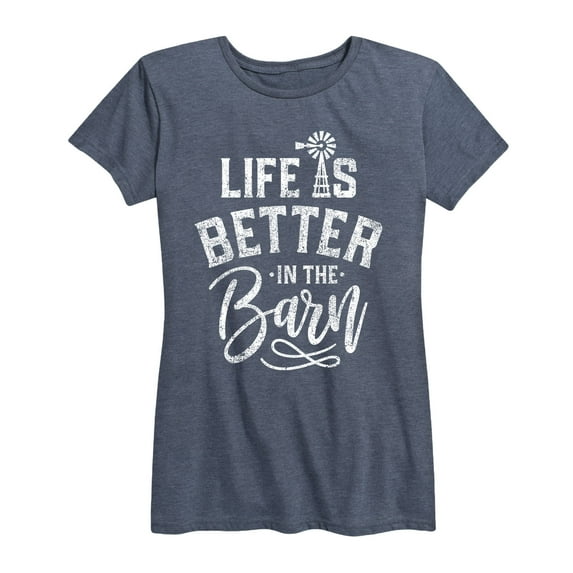 Country Casuals - Life Is Better In The Barn - Women's Short Sleeve Graphic T-Shirt
