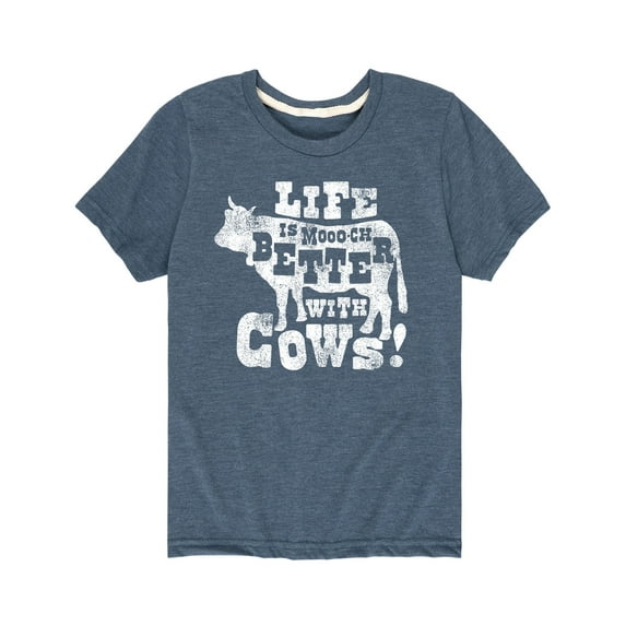 Country Casuals - Life Is Better With Cows - Toddler Short Sleeve Graphic T-Shirt