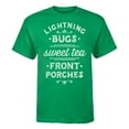 thumbnail image 1 of Country Casuals - Lightning Bugs Sweet Tea Front Porches - Men's Short Sleeve Graphic T-Shirt, 1 of 5