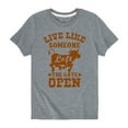 thumbnail image 1 of Country Casuals - Live Life Gate Open - Youth Short Sleeve Graphic T-Shirt, 1 of 5