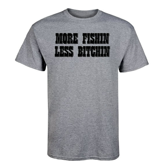Country Casuals - More Fishin Less Bitchin - Men's Short Sleeve Graphic T-Shirt