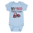 thumbnail image 1 of Country Casuals - My Red Tractor - Infant Baby One Piece, 1 of 5