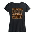 thumbnail image 1 of Country Casuals - Put On Your Boots And Deal With It - Women's Short Sleeve Graphic T-Shirt, 1 of 5