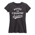 thumbnail image 1 of Country Casuals - Raised On Country Sunshine - Women's Short Sleeve Graphic T-Shirt, 1 of 5