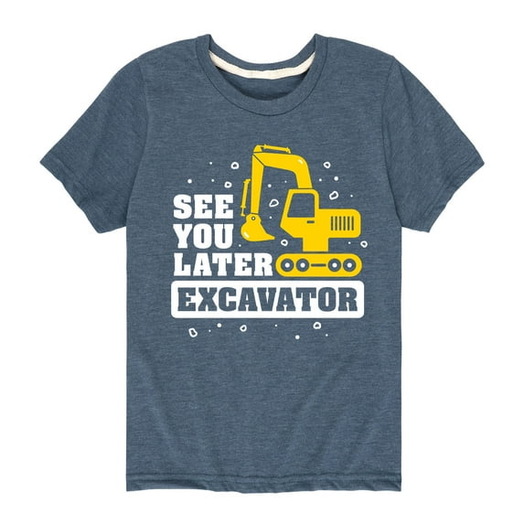 Country Casuals - See You Later Excavator - Toddler Short Sleeve Graphic T-Shirt
