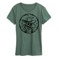thumbnail image 1 of Country Casuals - Skeleton Cowboy - Women's Short Sleeve Graphic T-Shirt, 1 of 6