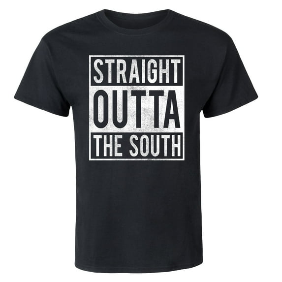 Country Casuals - Straight Outta The South - Men's Short Sleeve Graphic T-Shirt