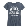 thumbnail image 1 of Country Casuals - The Only Hell Momma Raised - Women's Short Sleeve Graphic T-Shirt, 1 of 5