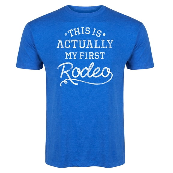 Country Casuals - This Is Actually My First Rodeo - Men's Short Sleeve Graphic T-Shirt