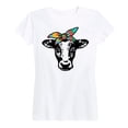 thumbnail image 1 of Country Casuals - Tie Dye Cow Bandana - Women's Short Sleeve Graphic T-Shirt, 1 of 5