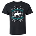 thumbnail image 1 of Country Casuals - Time In The Saddle Is Never Wasted - Men's Short Sleeve Graphic T-Shirt, 1 of 5