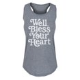 thumbnail image 1 of Instant Message - Well Bless Your Heart - Women's Racerback Tank, 1 of 5