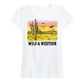thumbnail image 1 of Instant Message - Wild and Western - Women's Short Sleeve Graphic T-shirt, 1 of 5
