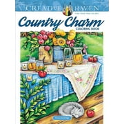 DOVER FARMS Country Charm Coloring Book