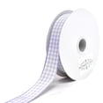 thumbnail image 1 of Country Check Pattern Ribbon, Lavender, 5/8-Inch, 10-Yard, 1 of 1