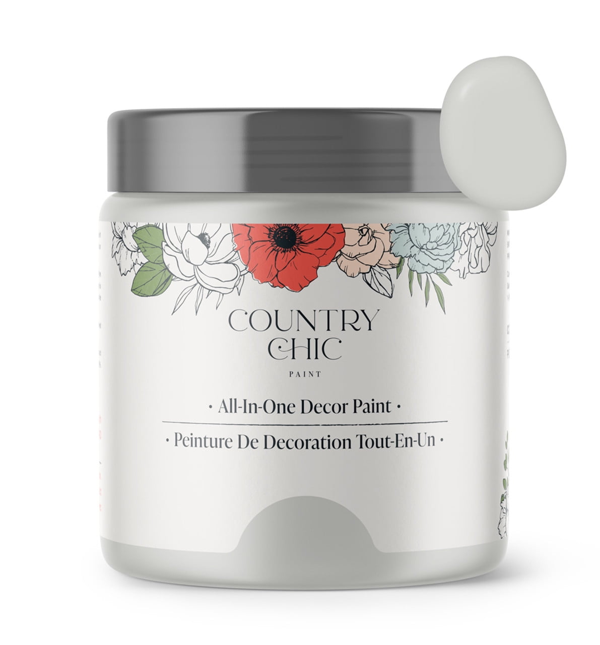 Country Chic Chalk Style Paint for Furniture, Lazy Linen, 4 fl oz