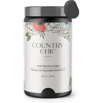 Country Chic Chalk Style Paint for Furniture, Liquorice, 32 fl oz