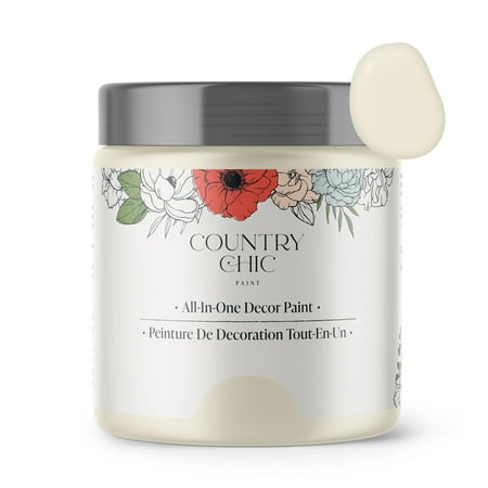Country Chic Chalk Style Paint for Furniture, Vanilla Frosting, 16 fl oz
