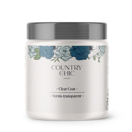 Country Chic Paint Clear Coat Satin Sheen Sealant Paint, 16 fl oz